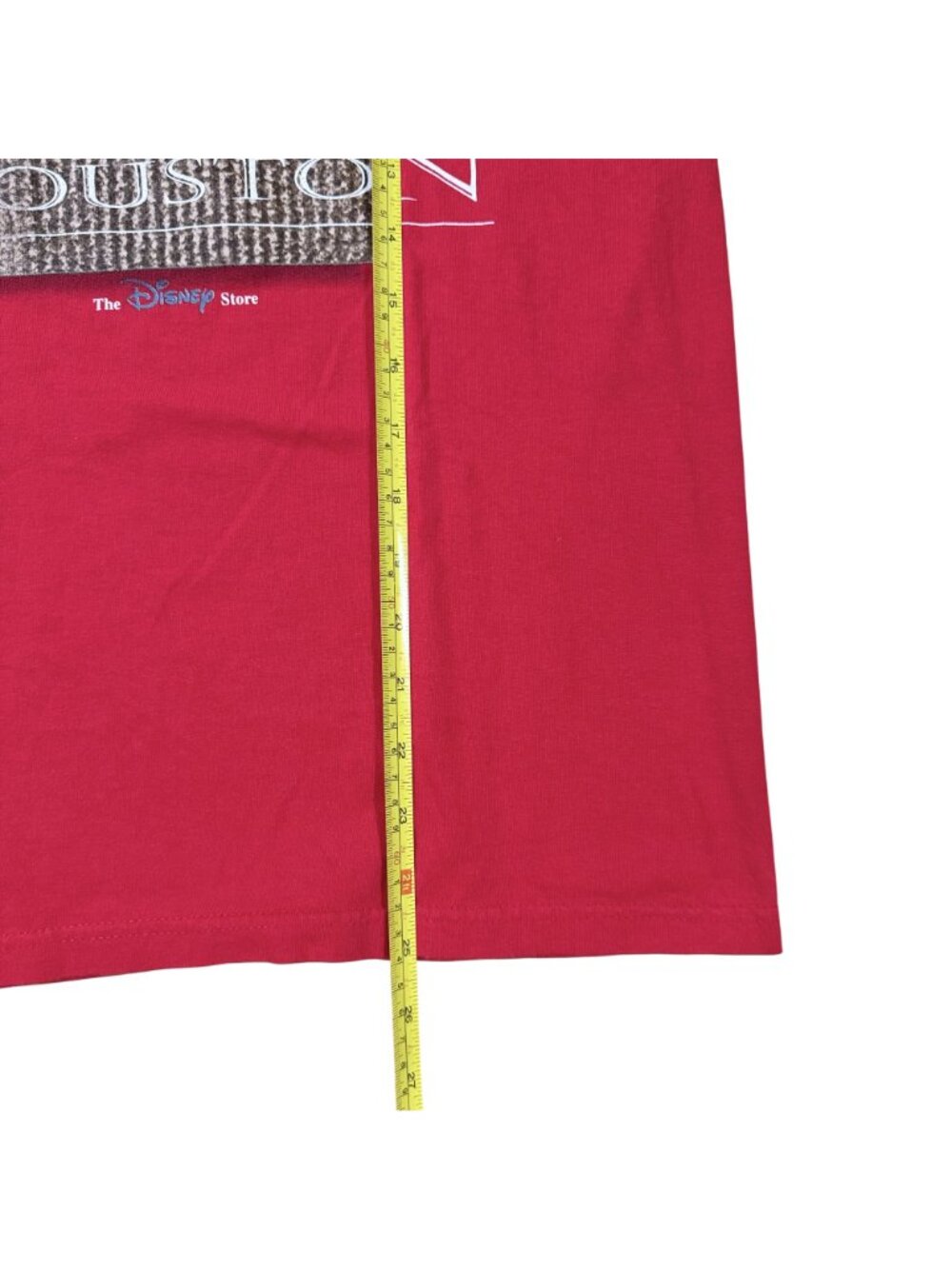 Vintage Men’s Disney Store Mickey Mouse Houston Graphic T Shirt Red Small - Picture 8 of 11
